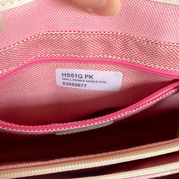 Dooney & Bourke *UNIQUE* Vintage EUC++ Pink Monogram 3-in-1 Crossbody Bag - Picture 6 of 12